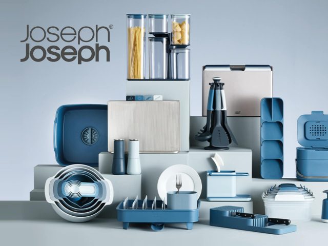 Joseph Joseph kitchen organizing solutions. Innovative storage containers and organizers for kitchen space.
