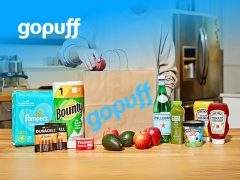 Gopuff Fresh online grocery delivery cover. Fresh produce, convenience, UK grocery shopping.