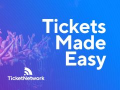 TicketNetwork logo on a modern, clean background. Website branding, ticketing platform, event tickets, online ticketing, entertainment tickets.