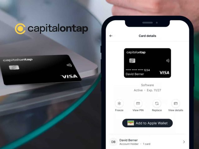 Capital on Tap brand cover featuring logo and design, UK banking and rewards card.