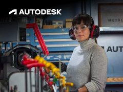 Autodesk software cover - design, engineering, 3D modeling, creative applications. Powerful tools for professionals.
