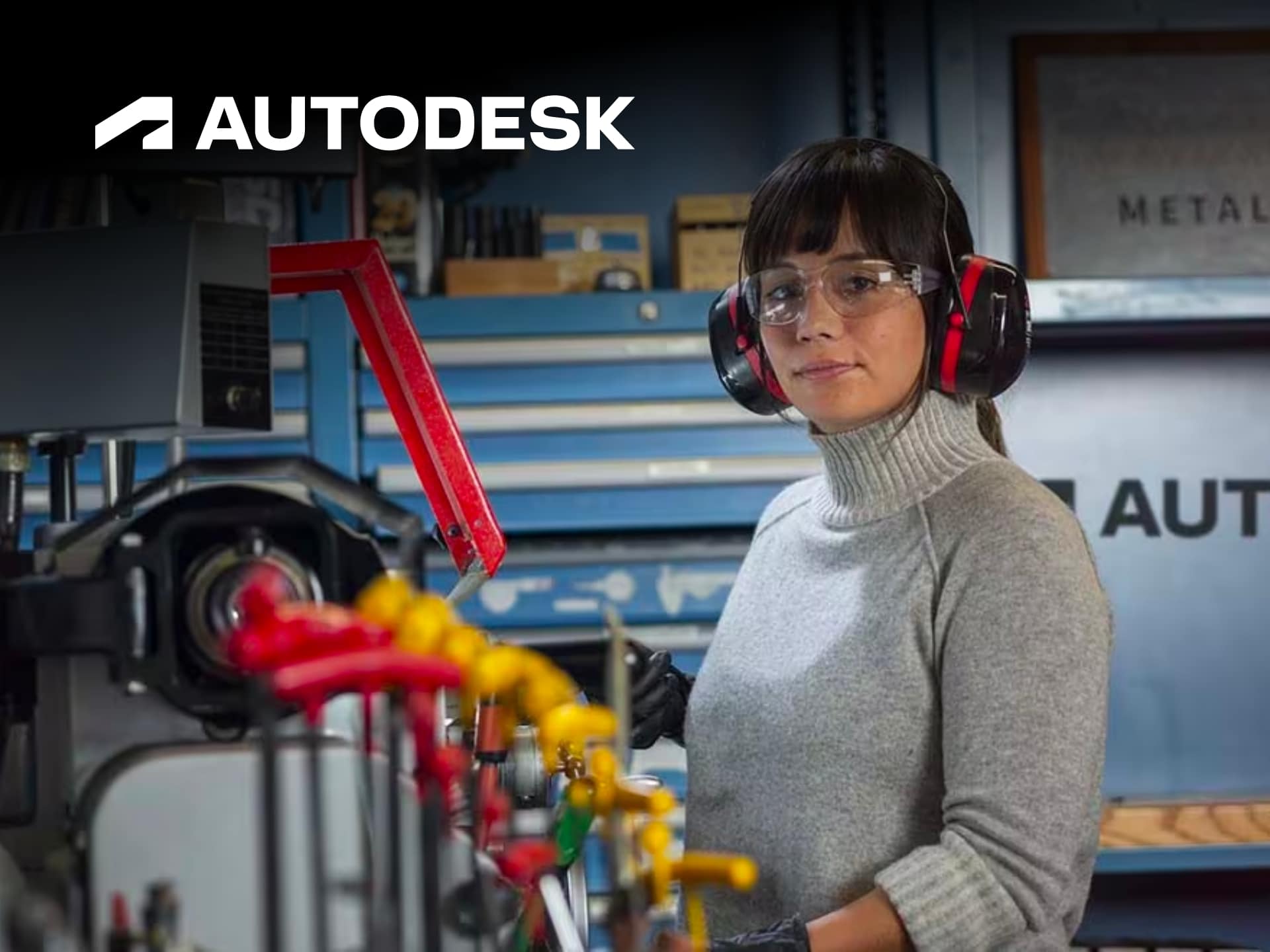 Autodesk software cover - design, engineering, 3D modeling, creative applications. Powerful tools for professionals.