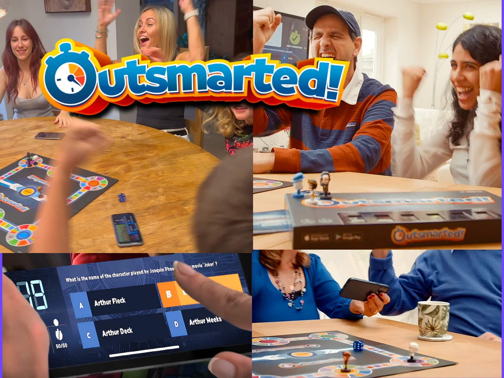 Outsmarted marketing campaign cover - clever design, promotional offer, saving money, deals, discounts.