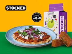 Stocked retail shelves with various products, showcasing a wide selection and available inventory. Retail, products, shelves, shopping, deals, savings.