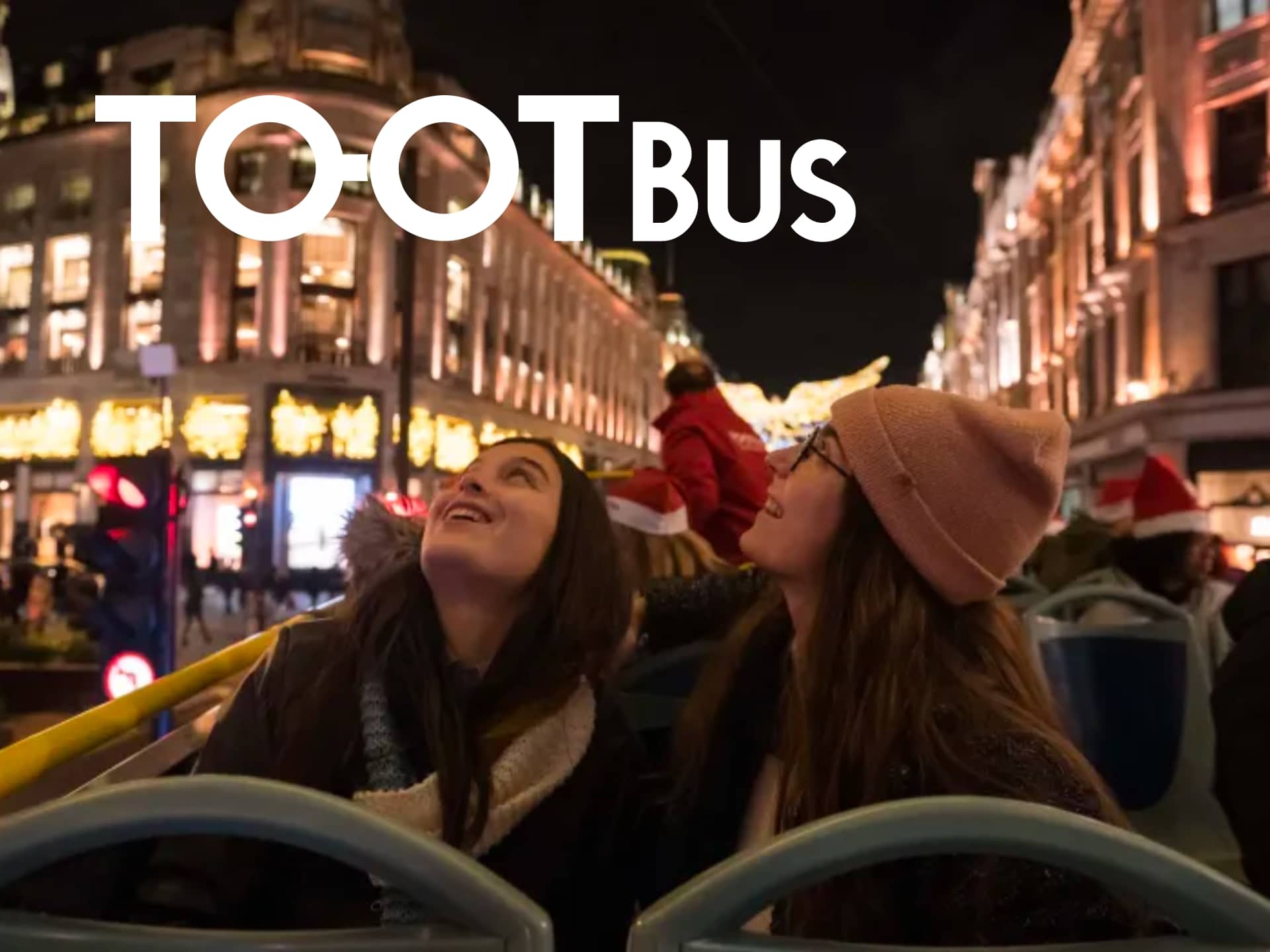 Toot Bus cover art featuring a colorful, whimsical design with playful characters and a vibrant color palette. Likely related to a children's book or educational material.