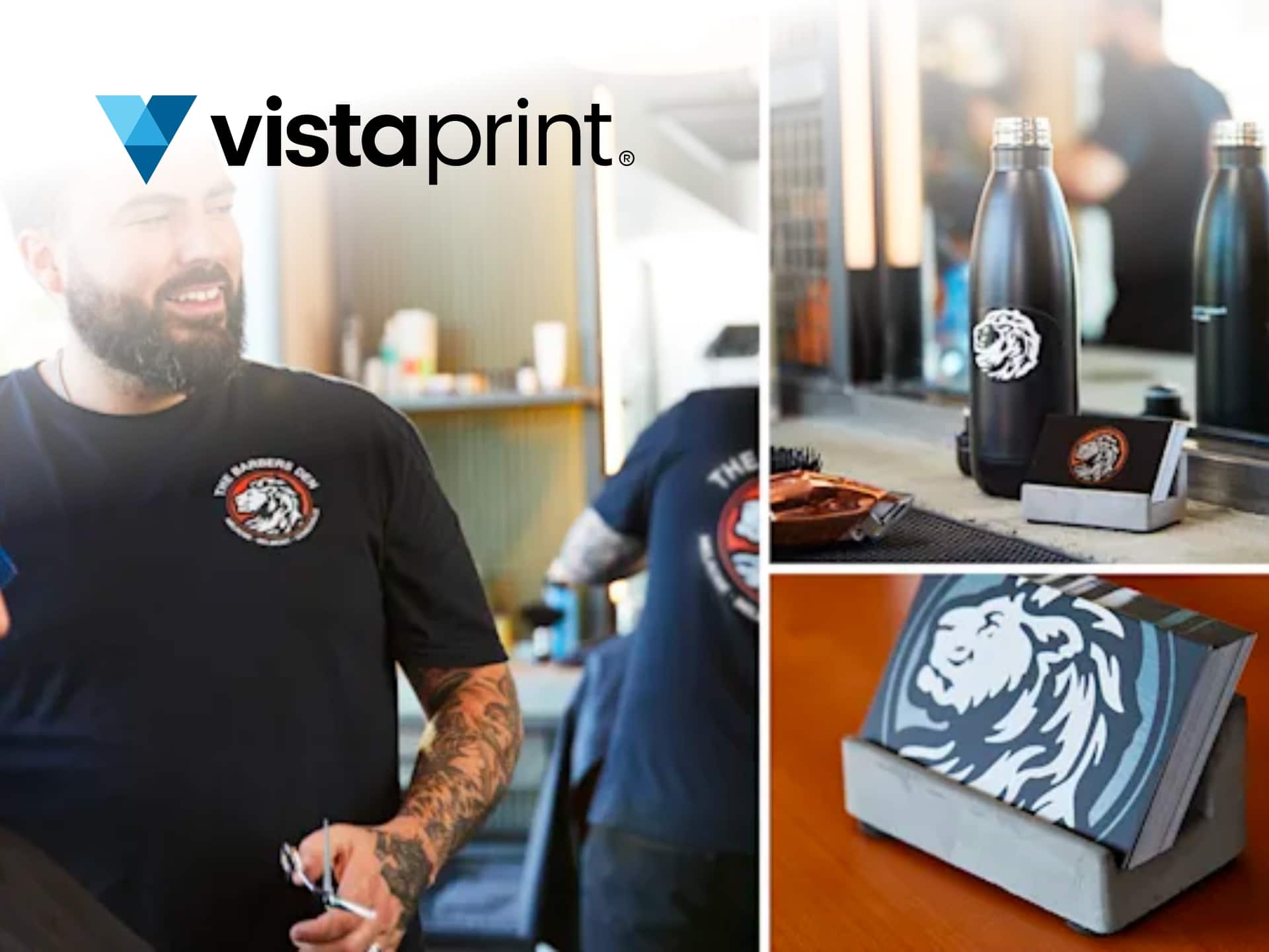 VistaPrint Offer Code Vistaprint cover showcasing business cards, flyers, and other marketing materials. Professional printing services for small business owners.