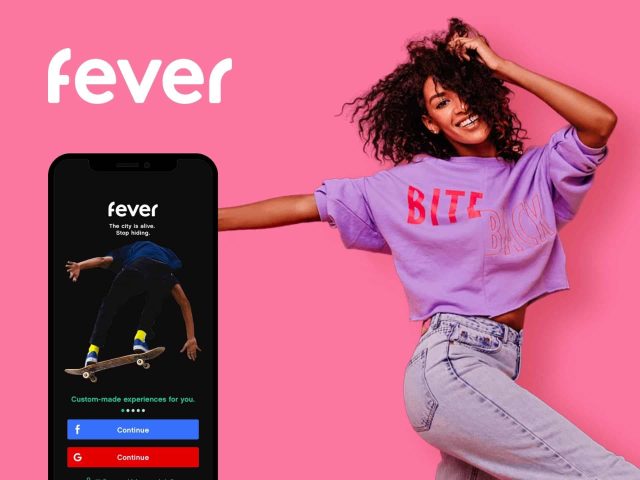 Fever Fever app cover showcasing a vibrant, user-friendly interface for deals and discounts. Download the app for amazing savings on your favorite products.