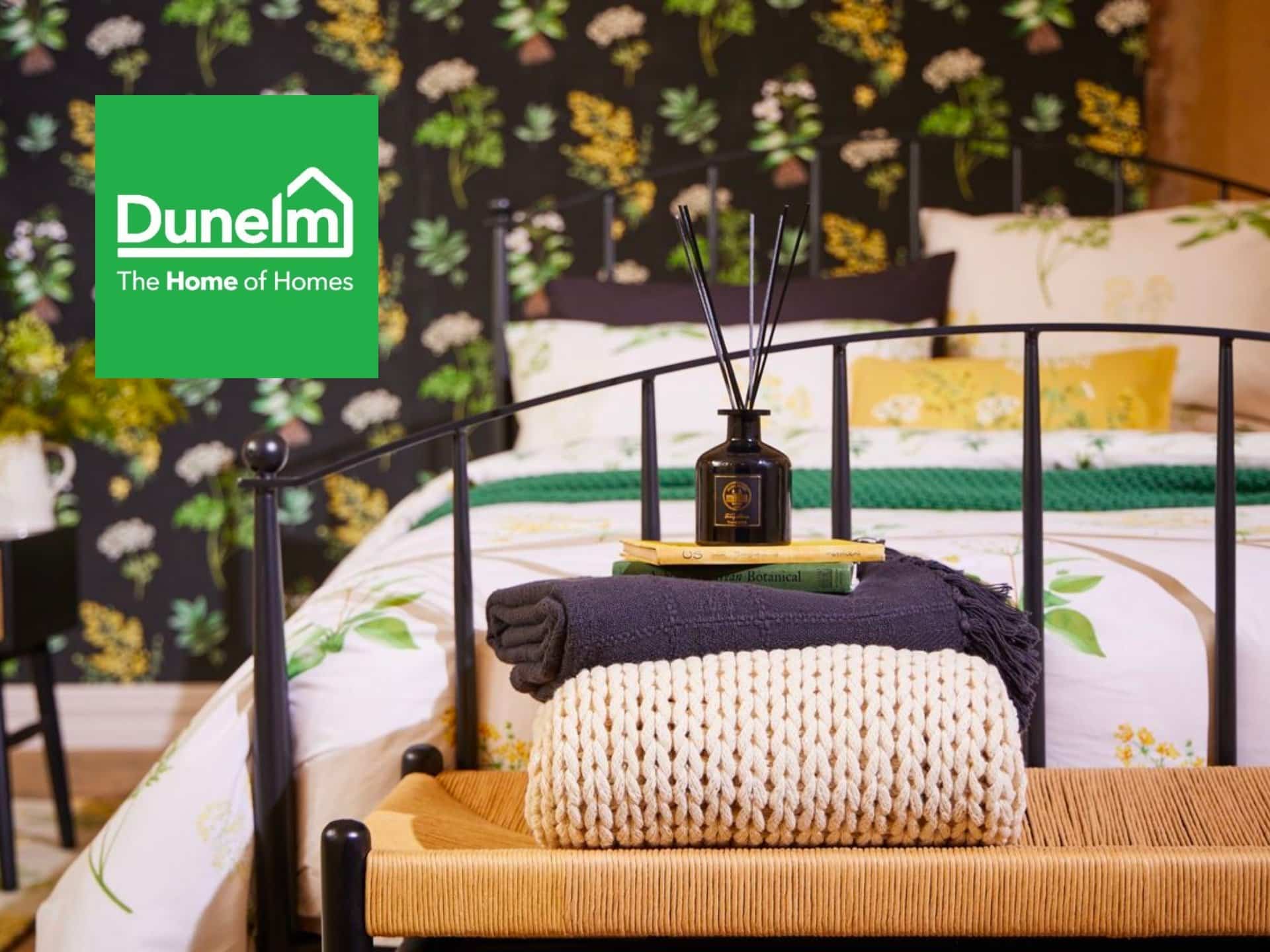 Dunelm Voucher Dunelm cozy living room, soft textures, neutral color palette, comfortable furniture. Home decor inspiration for a relaxing space.