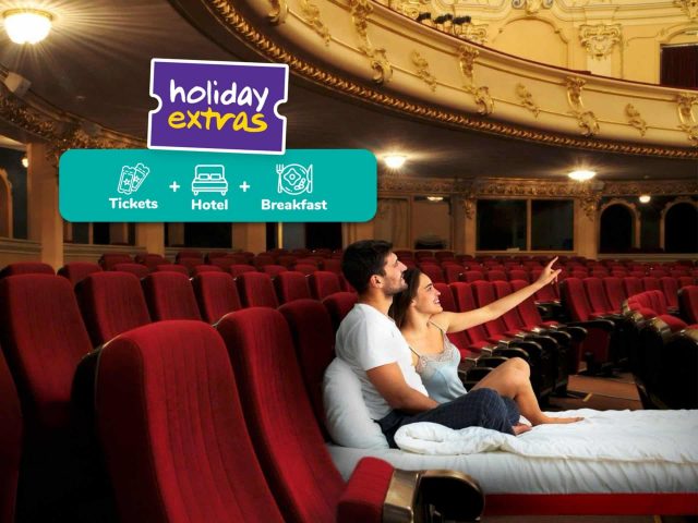 Holiday extras cover featuring festive decorations, gifts, and a cozy atmosphere. Seasonal shopping and holiday deals are highlighted.