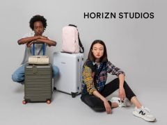 Horizon Studios logo, modern design, vibrant colors. Entertainment studio branding.