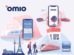 Omio new cover: Train, bus, flight booking platform. Travel deals, explore destinations.