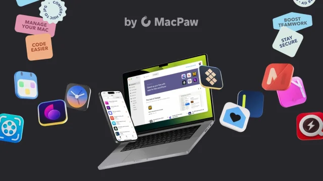Setapp subscription service interface showing a curated catalogue of productivity software for Mac and iOS devices.