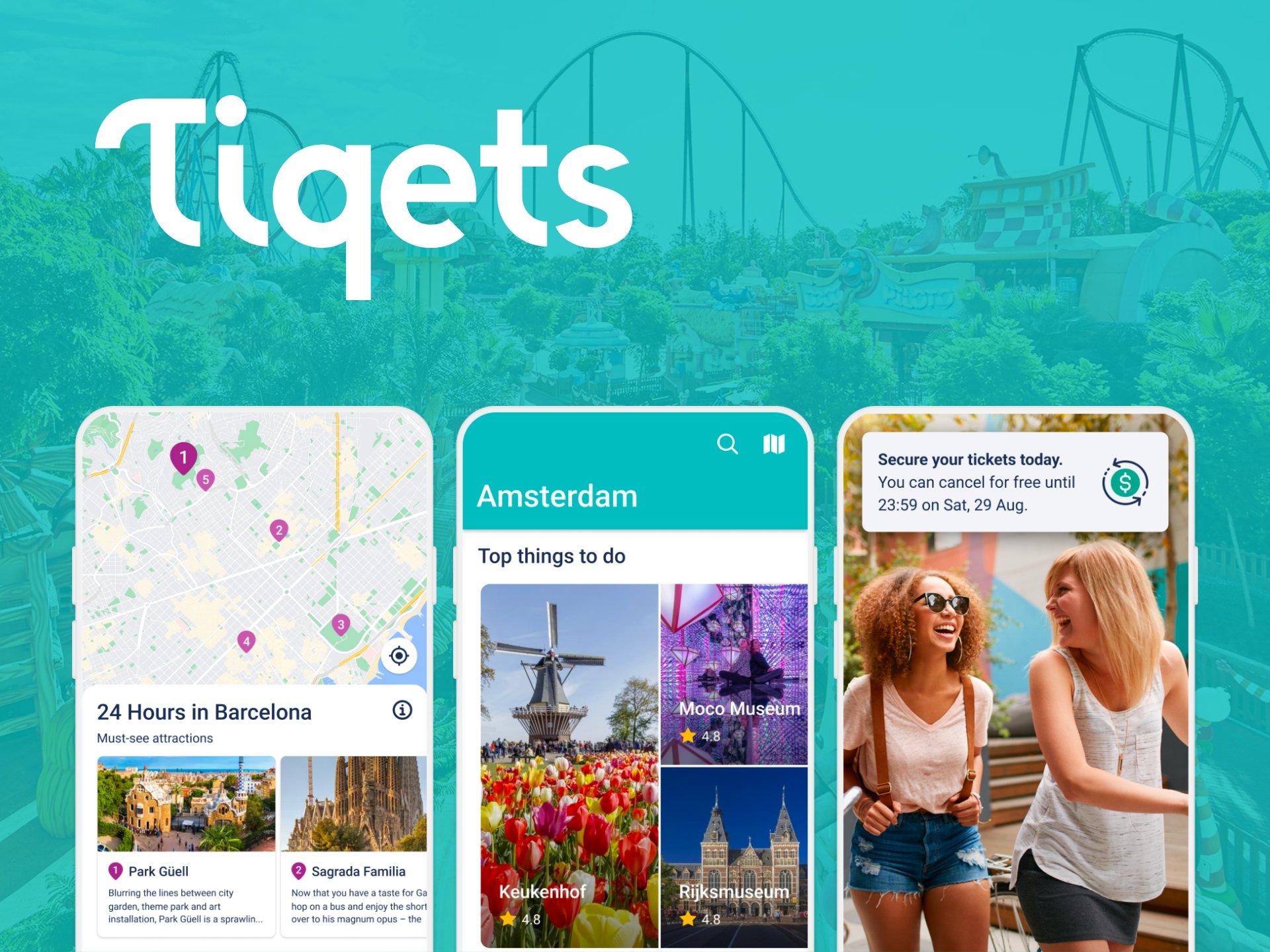 Tiqets cover image showcasing a variety of event tickets – concerts, museums, shows. Explore local experiences and discover unique things to do.