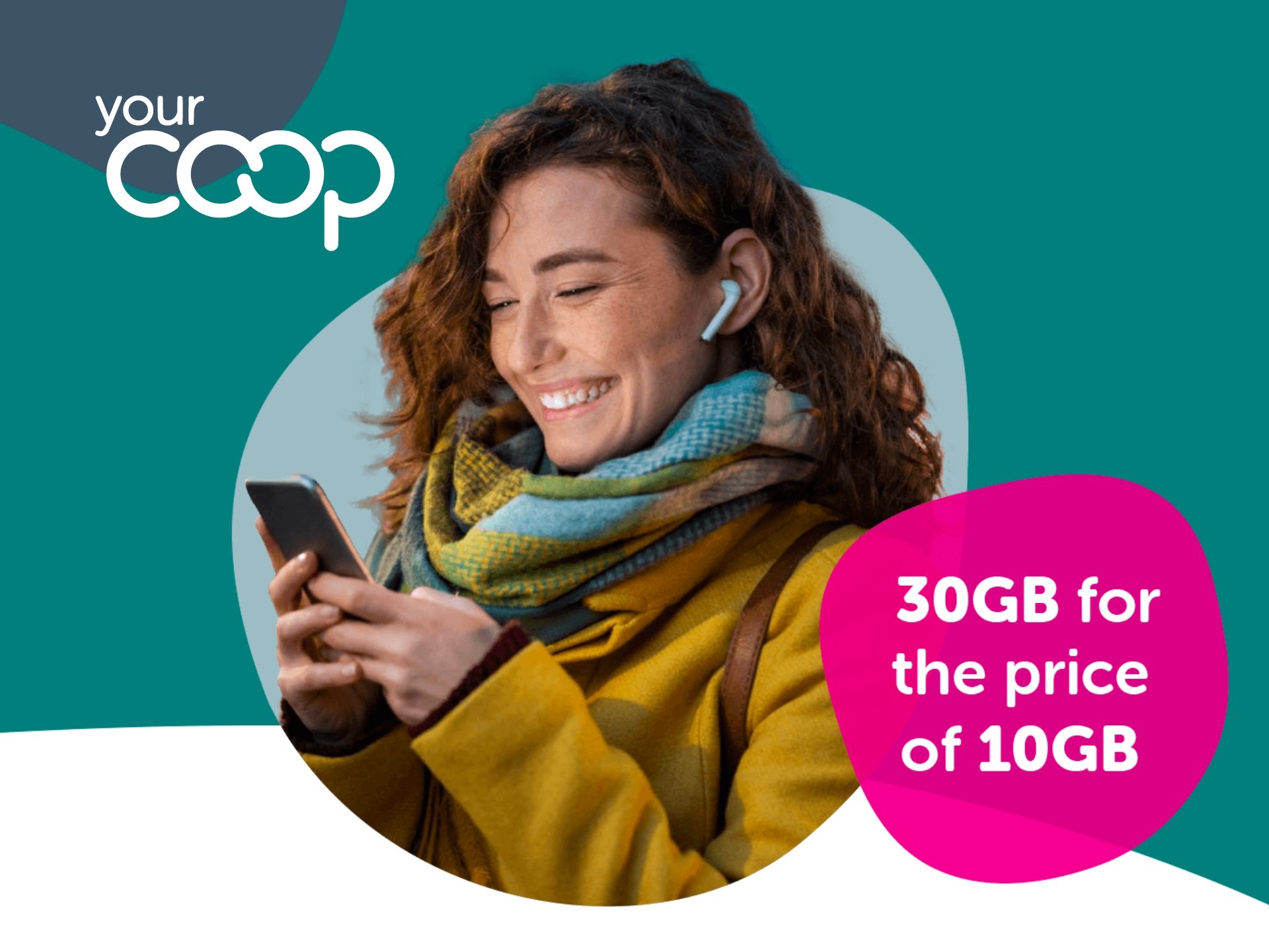 Your Co-op Mobile Promo Code Co-op mobile phone cover, durable case for smartphone, protective design, available in various colors.