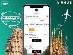 Airhub eSIM cover - protective case for Airhub eSIM, mobile phone accessory, slim design.