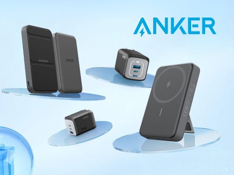 Anker Power Bank portable charger, black, 1920x1440 image. Reliable power for travel and everyday use.