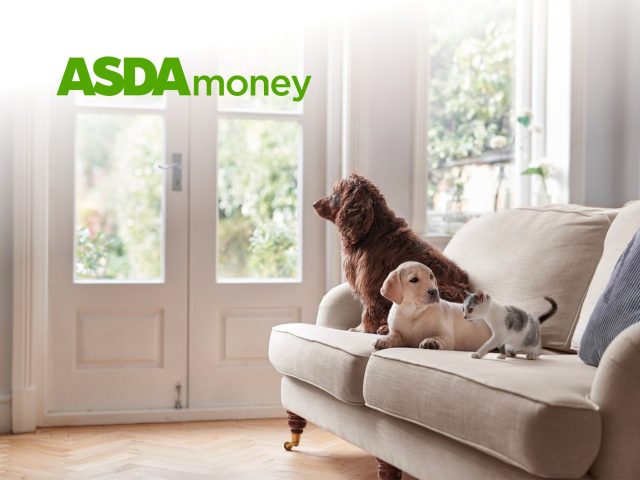ASDA pet insurance cover image, protecting your furry friend's health and providing financial security. Comprehensive pet insurance plans available.