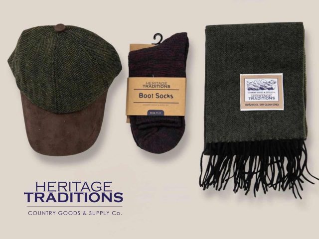 Heritage Traditions 2025 brand cover featuring timeless designs and quality craftsmanship. Focus on enduring style and lasting value.