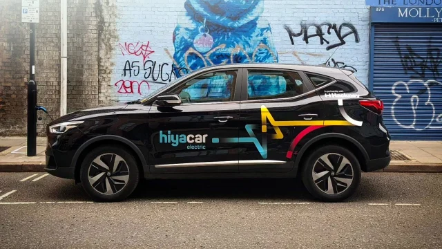 Hiyacar car hire service showing a modern vehicle available for flexible peer-to-peer car rental in the UK.