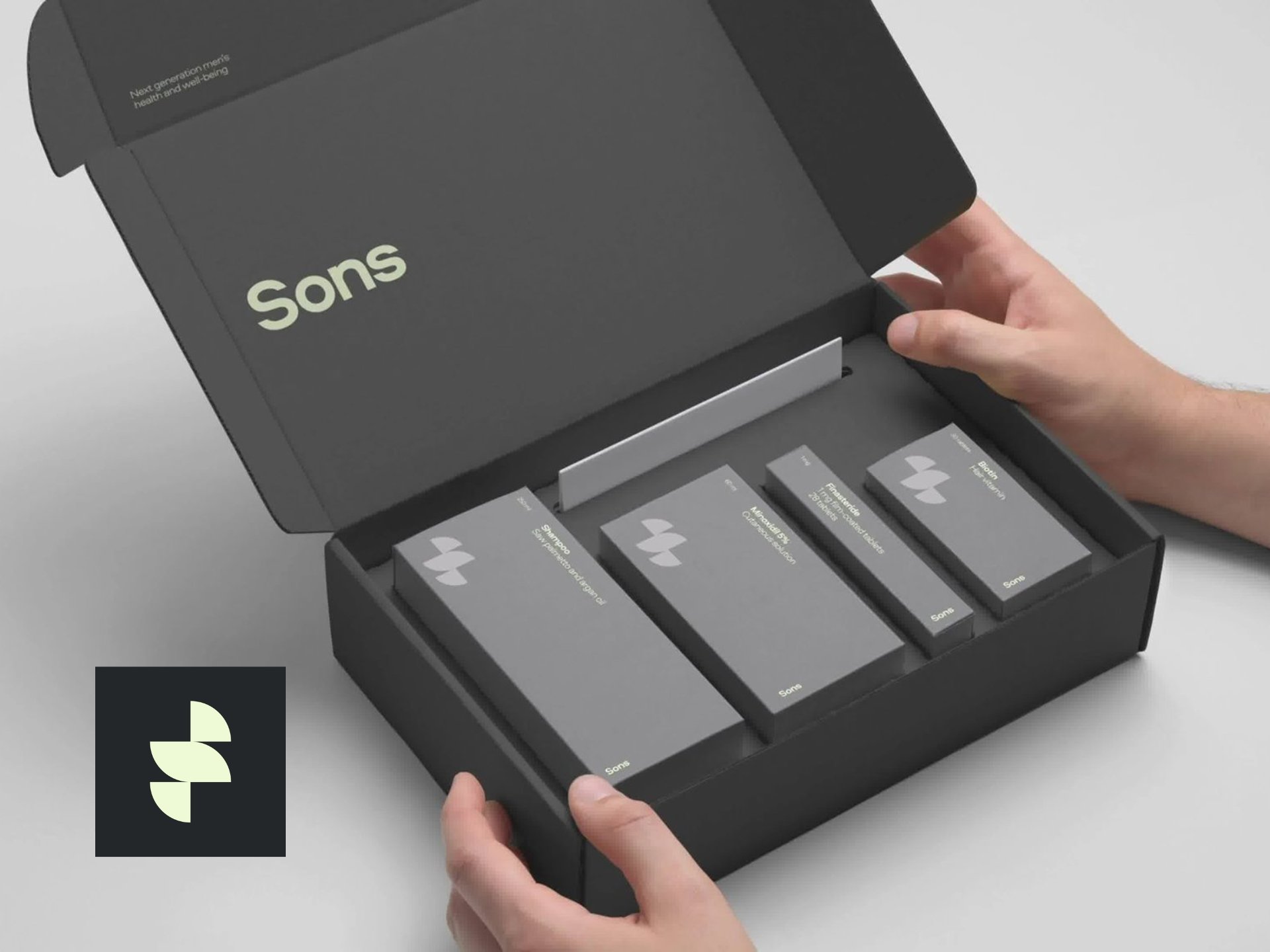 Sons Discount Code Young man experiencing hair loss, concerned expression. Male hair loss, thinning hair, receding hairline. Hair loss solutions, treatments, remedies.