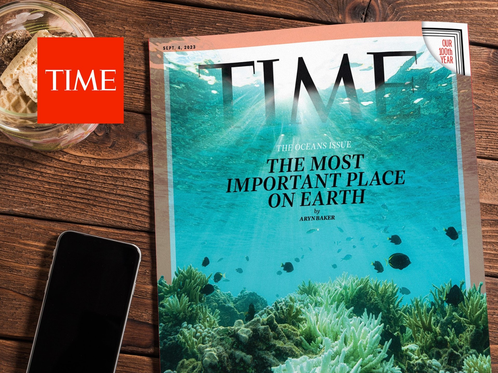 Time Magazine cover featuring a prominent image, likely a news story or special feature. High resolution image.