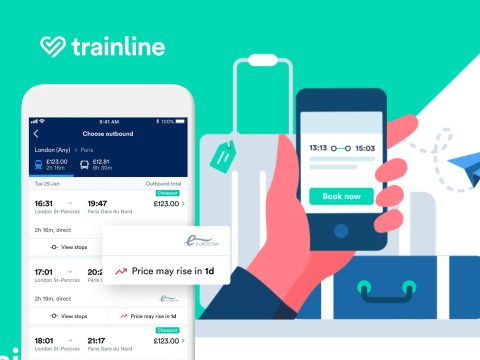 Trainline cover image showcasing train travel, booking deals, and travel destinations. Explore affordable train tickets and plan your next journey.