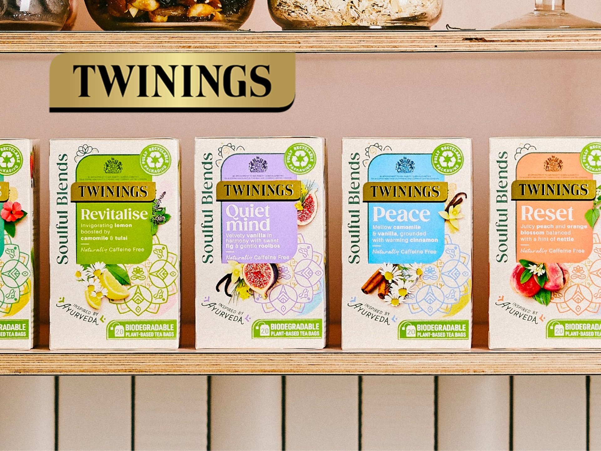 Twinings Tea Shop cover art, featuring a warm and inviting scene with a variety of teas and a classic tea shop aesthetic.