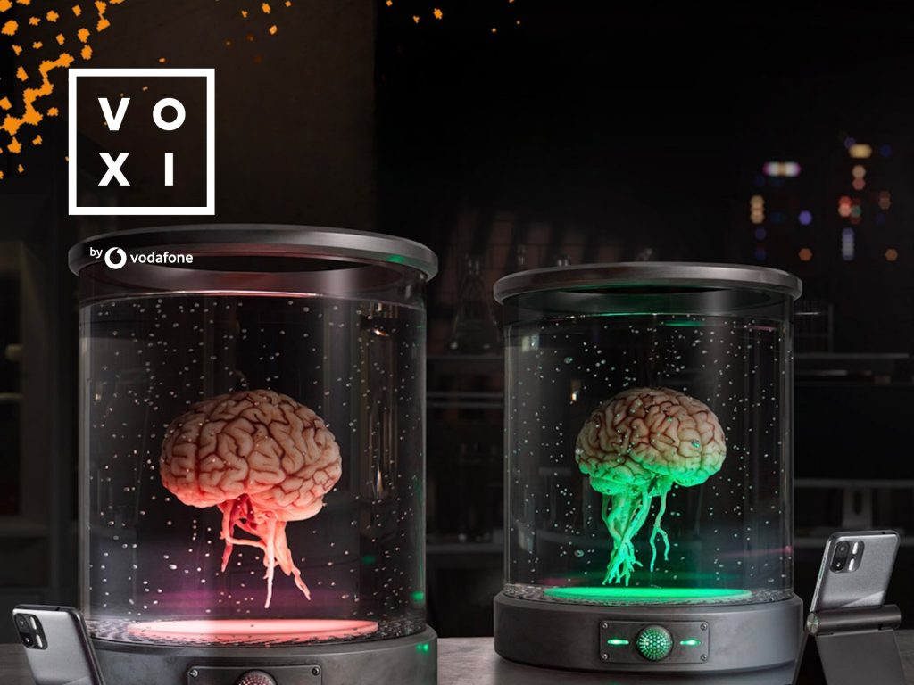 Voxi Vodafone mobile phone cover, stylish design, protection for smartphone. Available for purchase.