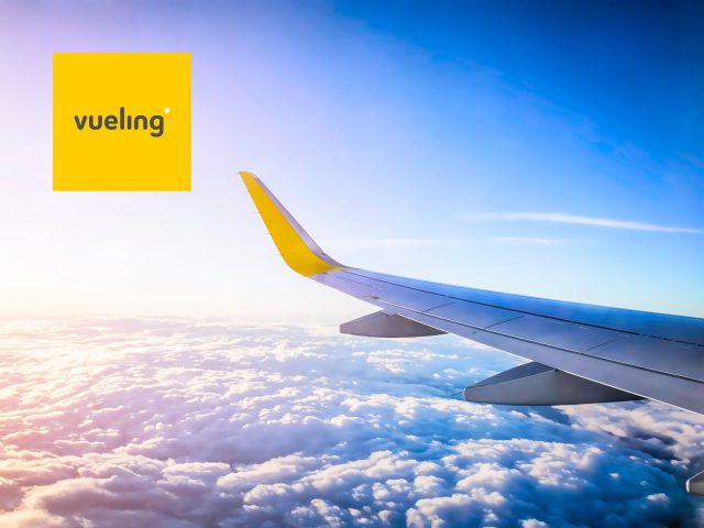Vueling Vueling Airlines cover image featuring the airline's logo and branding. Modern and clean design.