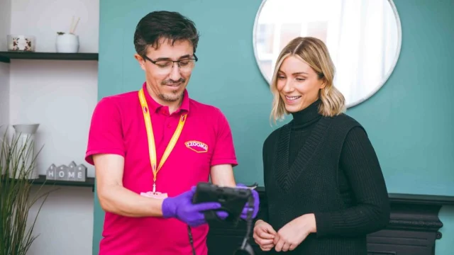 Zzoomm full fibre broadband connection showing high-speed internet service for UK homes and businesses.