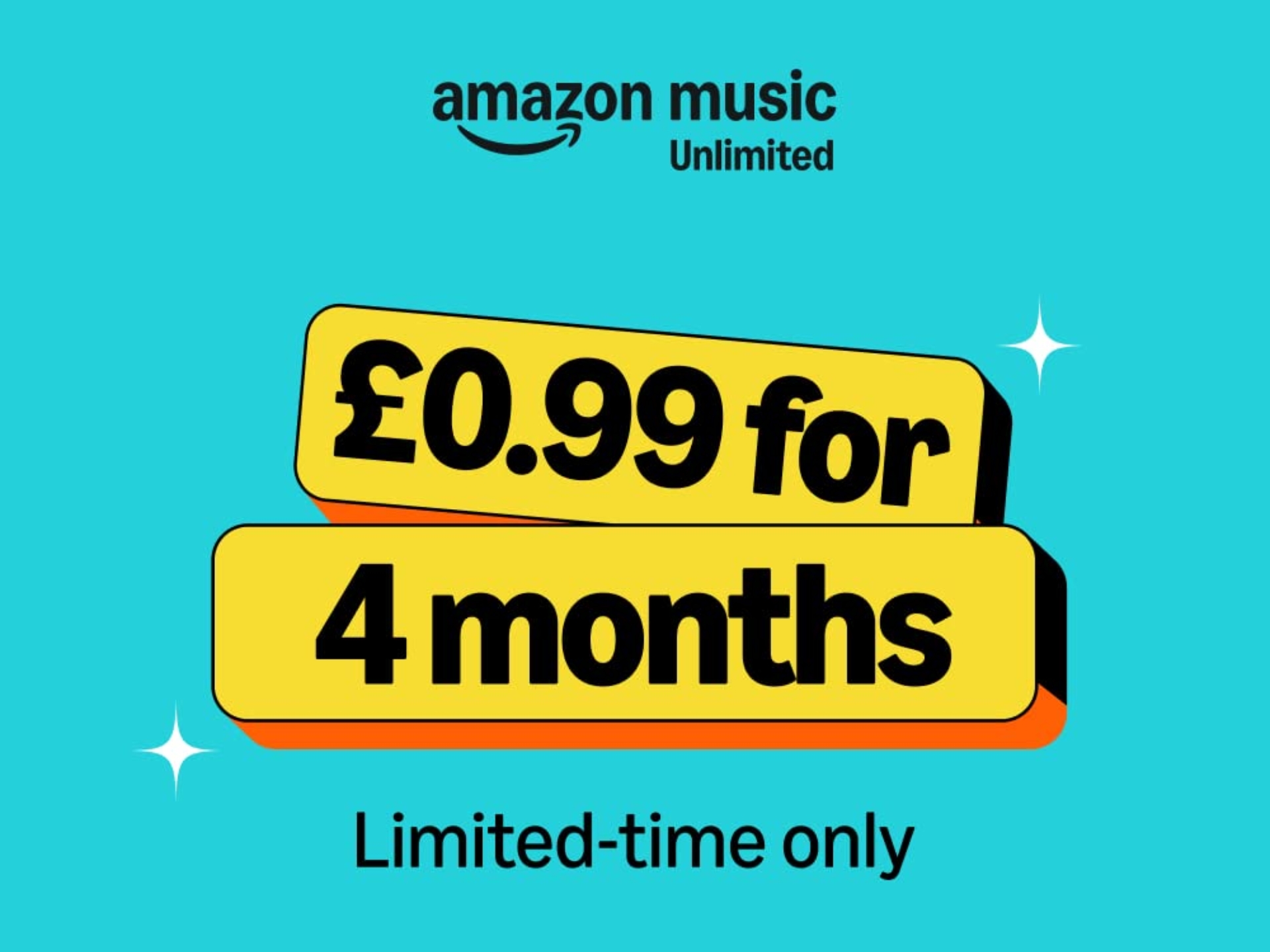 Amazon Music Unlimited: Get 4 months of ad-free music streaming with millions of songs. Listen on your favorite devices. Limited time offer!