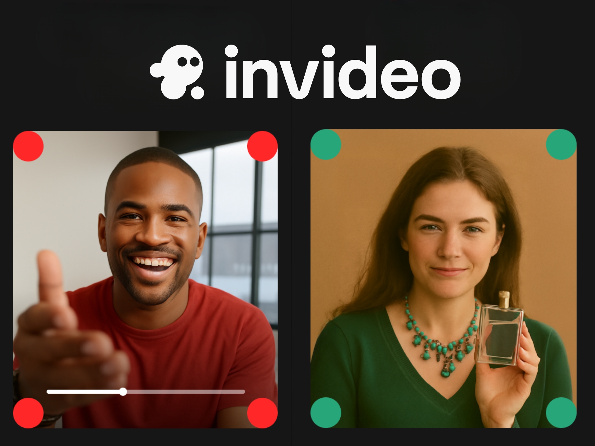 InVideo AI video maker interface displaying professional templates for customisable video editing and content creation.