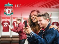 Liverpool Stadium Tour: Official cover art featuring the Anfield stadium, tour branding, and vibrant colors. Tickets & tour info available.