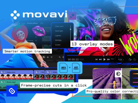 Movavi Movavi software cover image showcasing user-friendly interface, video editing tools, and creative possibilities. Software for video editing, graphic design, and more.