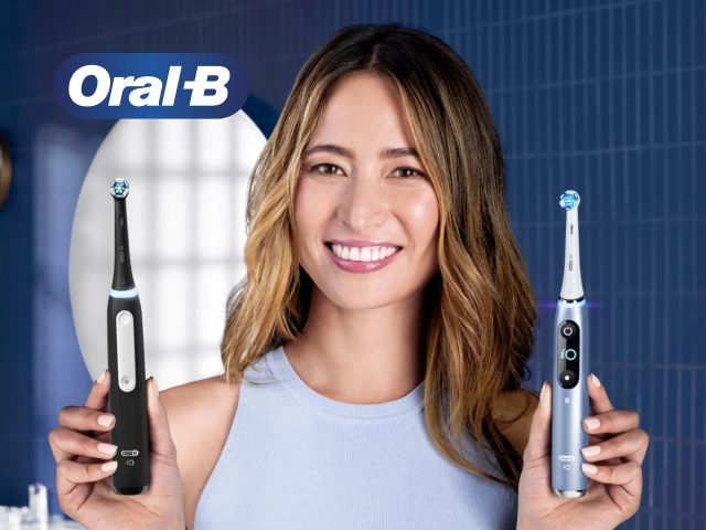 Oral-B Oral-B electric toothbrush cover, sleek design, dental care, oral hygiene, toothbrush case.