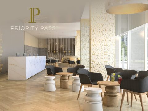 Priority Pass membership card - airport lounge access, travel rewards, travel deals.