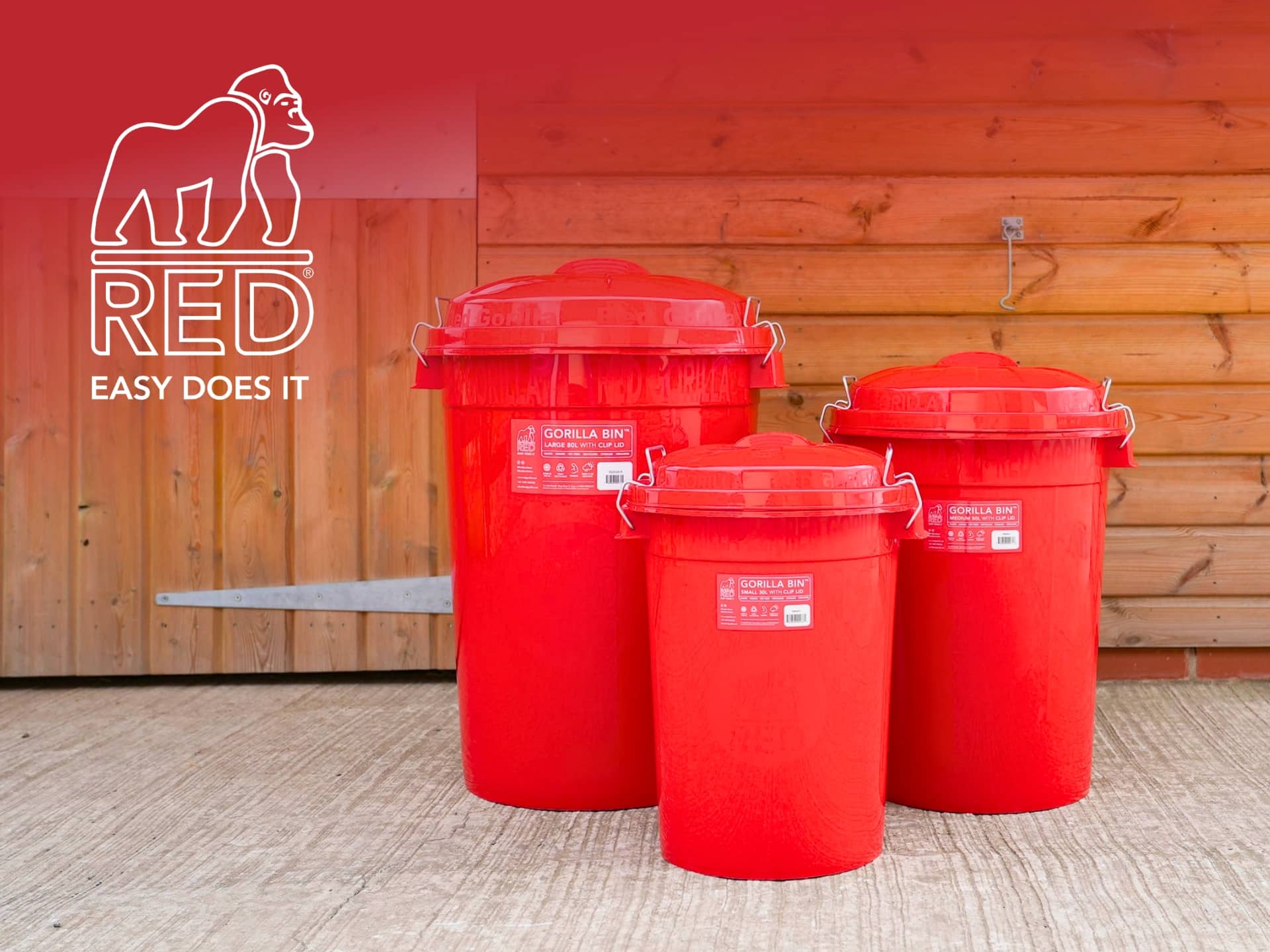 Red Gorilla Discount Code Red Gorilla tubs cover - Protein powder packaging. High-quality image showcasing the product.