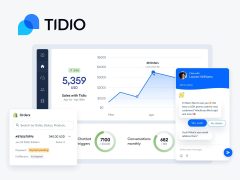 Tidio Chat: Live Chat Support & Customer Communication Platform. Seamless chat, live chat, chat support, customer service, business communication.