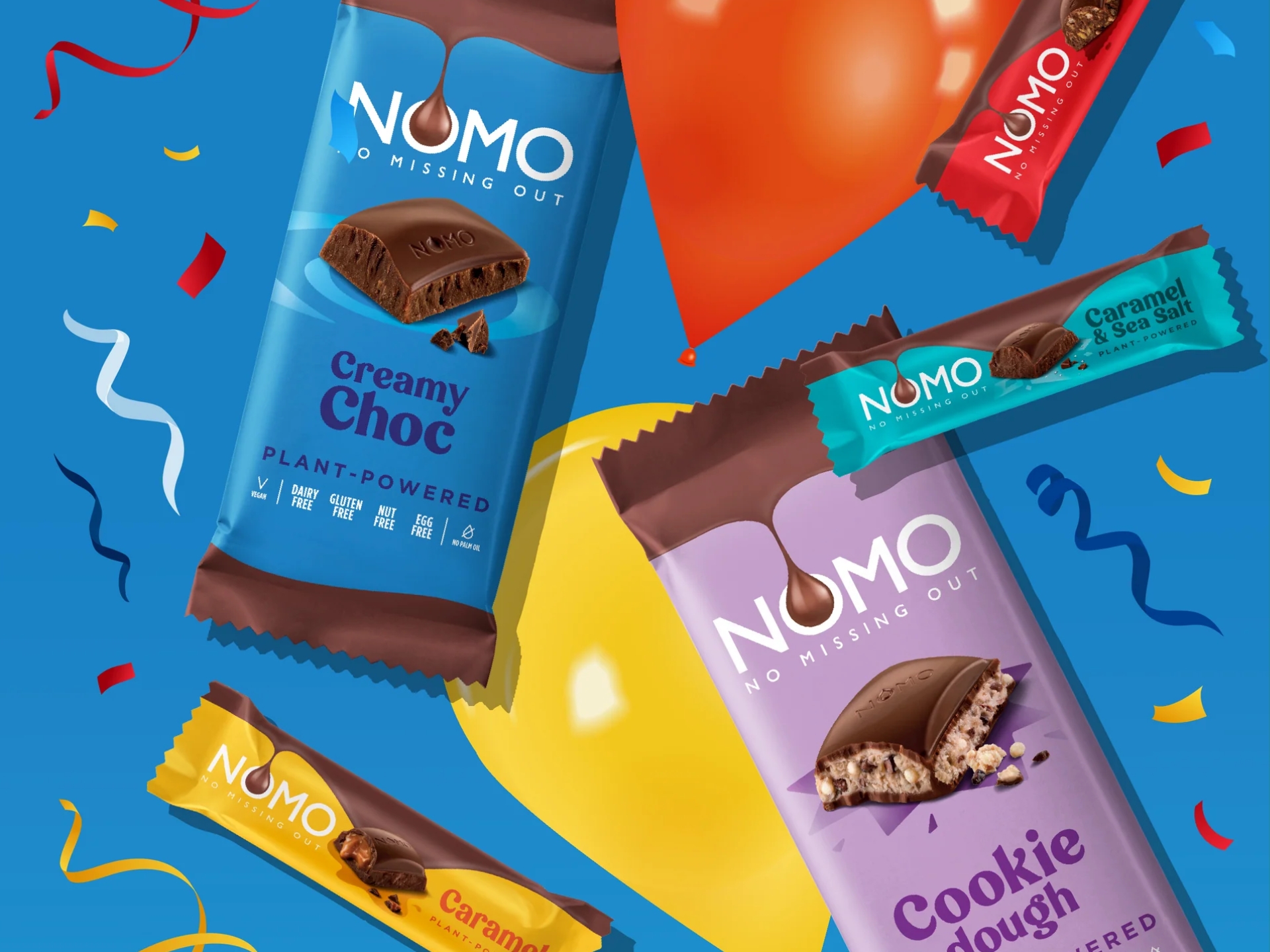 NOMO Vegan Chocolate Covered Almonds - Dark Chocolate, Healthy Snack, Vegan Dessert. 1920x1440