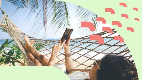 Breeze eSIM mobile data plan displayed on a smartphone screen, offering affordable global roaming and travel connectivity.