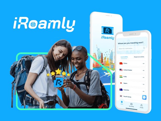 iRoamly eSIM cover - protective case for mobile eSIM, slim design, travel accessories.