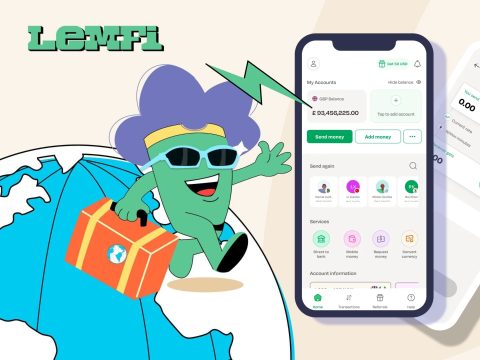 LemFi brand cover image, sleek design, modern logo. High resolution (1920x1440).