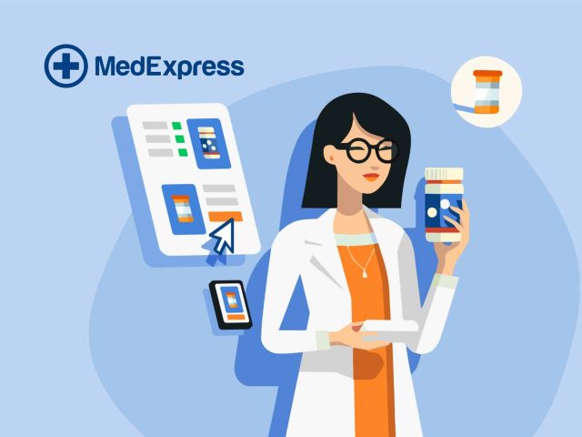MedExpress MedExpress logo, healthcare services, pharmacy, medical supplies, health and wellness.