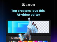 CapCut app icon, video editing app for mobile. Stylish design, vibrant colors.
