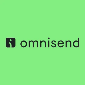 Omnisend brand logo, a modern, stylised 'O' in blue and purple, representing email marketing automation.