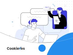 CookieYes logo, privacy consent banner, cookie policy, website protection, data privacy, cookie consent, GDPR, CCPA