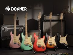 Donner Music brand logo on a clean background. High resolution image for music equipment and instrument promotion.