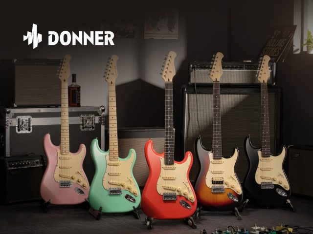 Donner Music brand logo on a clean background. High resolution image for music equipment and instrument promotion.