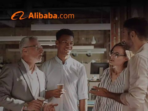 Alibaba brand cover image - promotional materials, shopping, deals, online marketplace. 1920x1440
