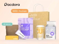 Pacdora brand logo, clean design, minimalist aesthetic. High resolution image for website promotion and branding.